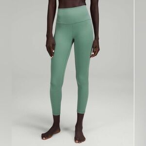 Lululemon Align High-Rise Pant 25" Nulu Leggings in Tidewater Teal W5CTBS